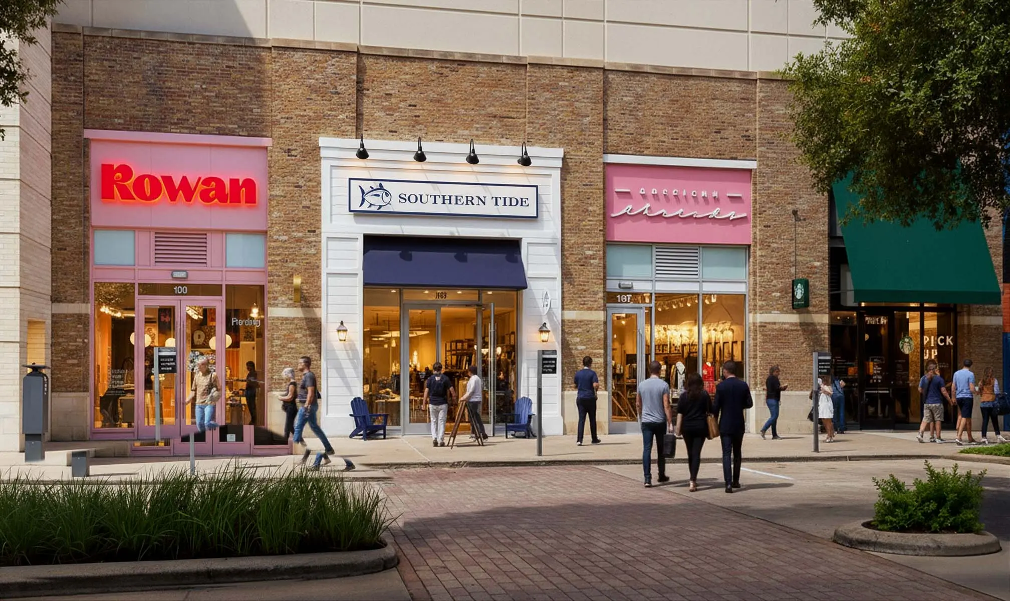 Storefronts at CITYCENTRE in Houston