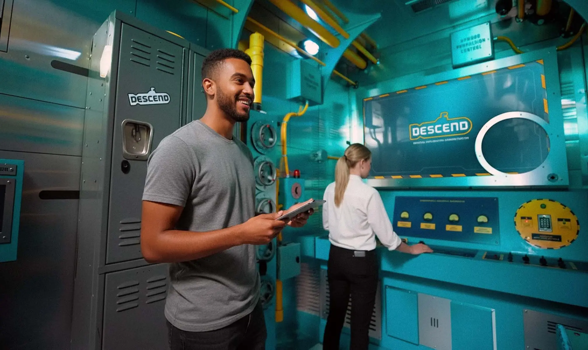 Visitors at The Escape Game in CITYCENTRE Houston