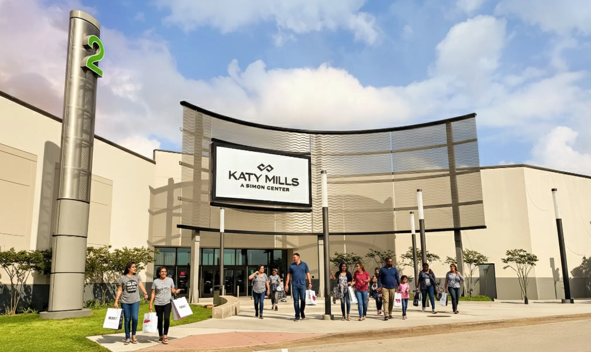Katy Mills mall entrance