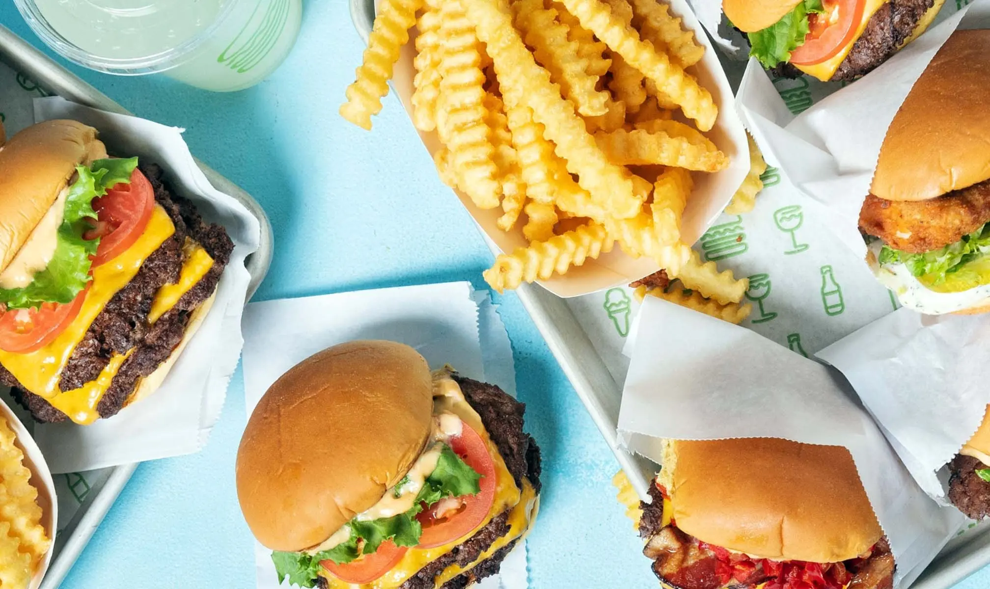 Shake Shack burgers and fries