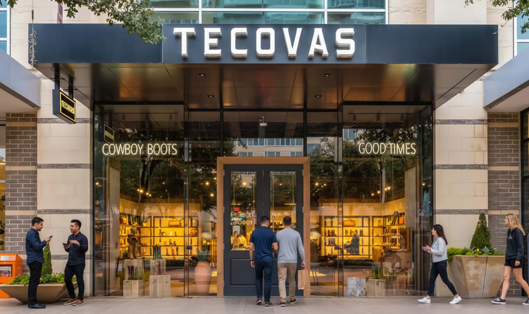 Tecovas storefront at CITYCENTRE Houston